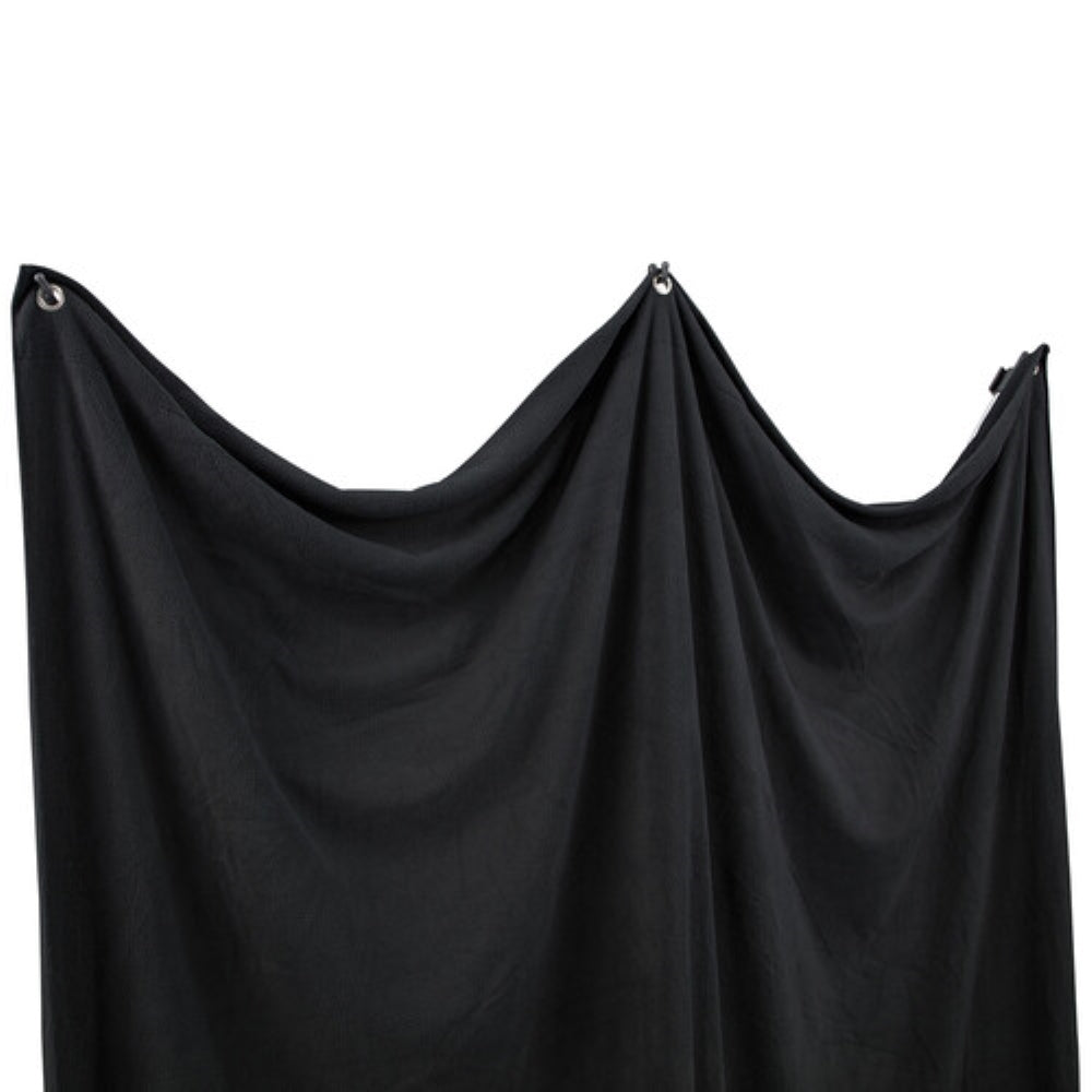 Westcott X-Drop Pro Fabric Backdrop Kit | Rich Black, 8 x 8'