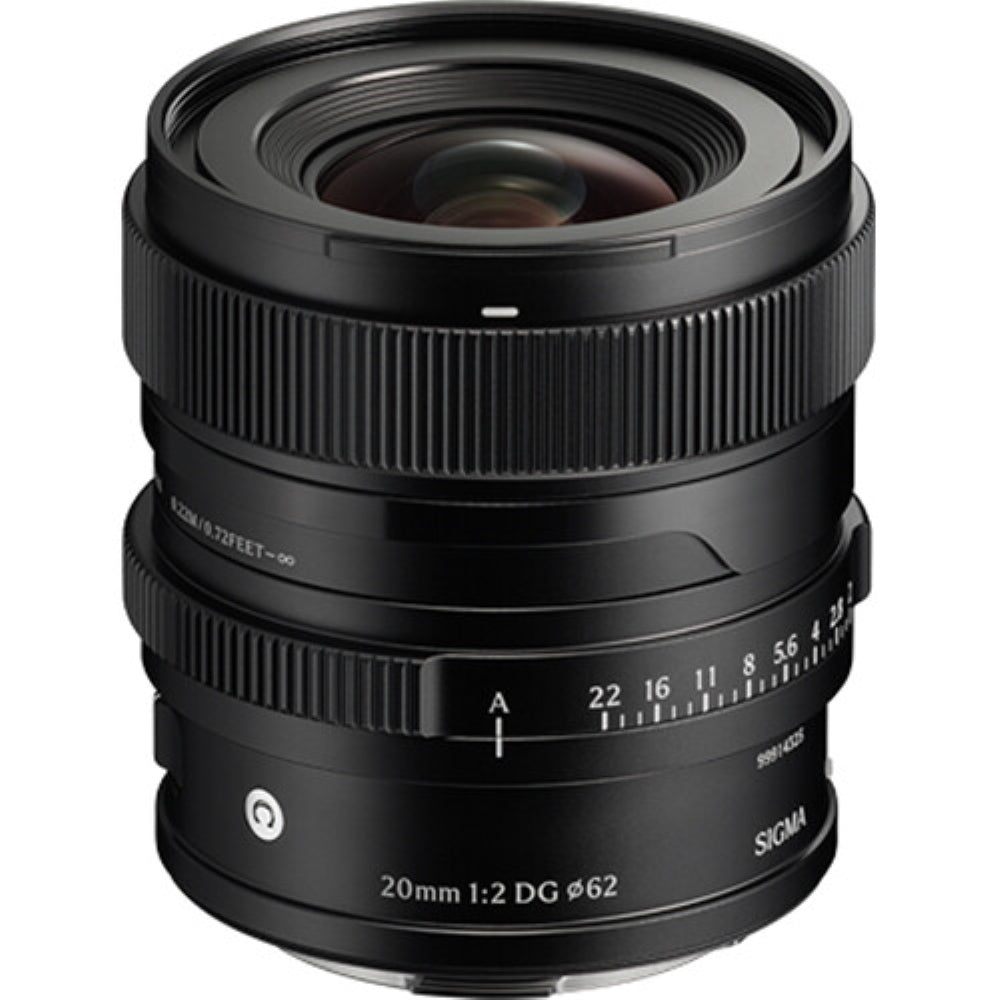 Sigma 20mm f/2 DG Contemporary Lens | Sony E, Black
