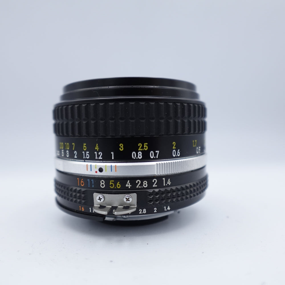 Used Nikon Nikkor 50mm f/1.4 AI-S SLR Lens | Black | U9+