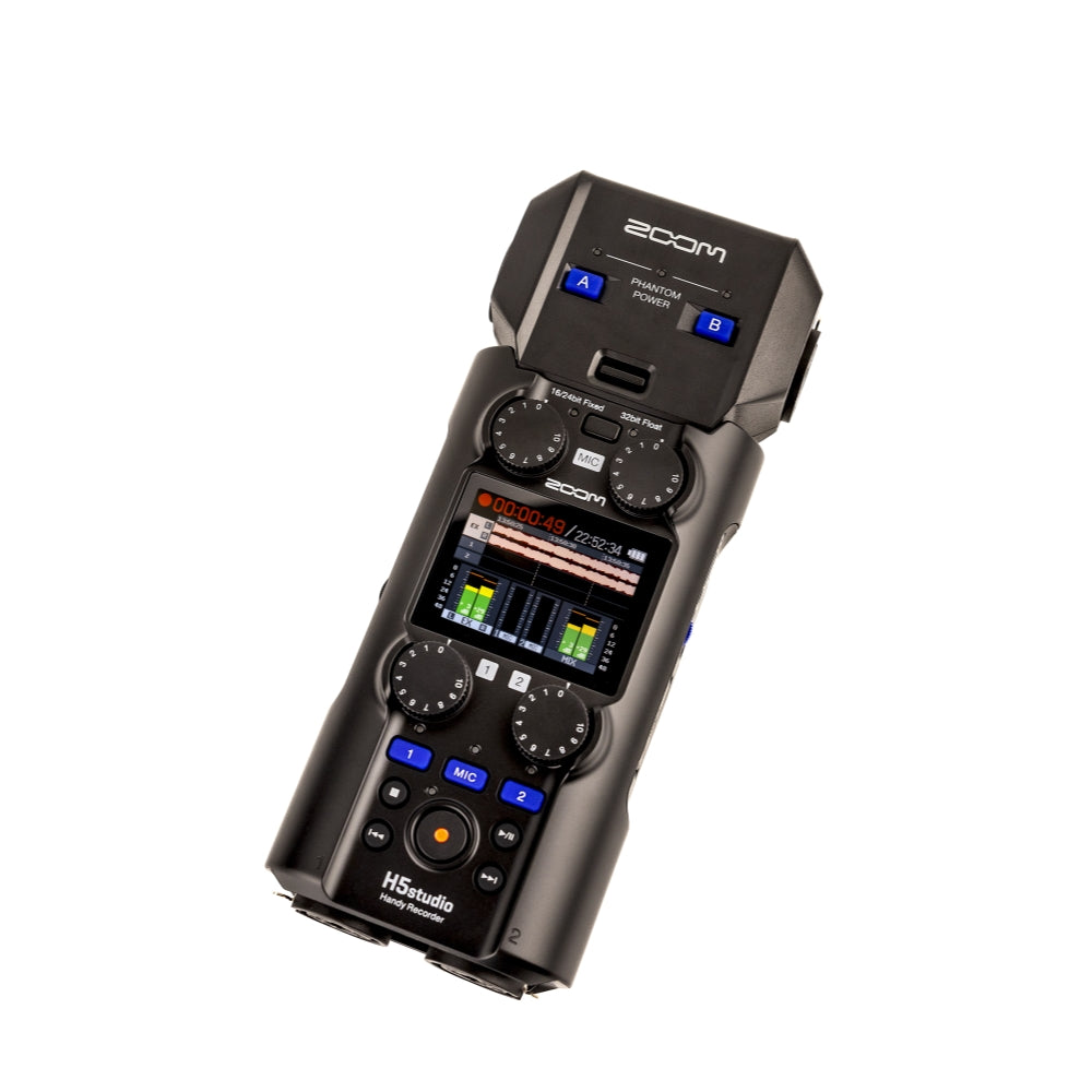 Zoom H5studio 4-Track Handy Recorder with 32-Bit Float Recording