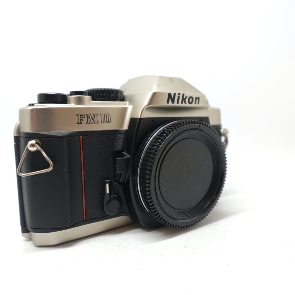 Used Nikon FM10 35mm SLR Camera Body | Chrome | U9