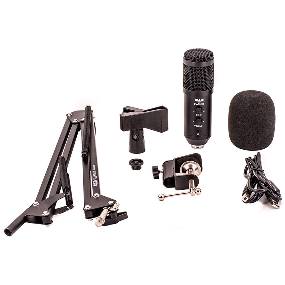 CAD PodMaster D Cardioid USB Microphone with Boom Arm