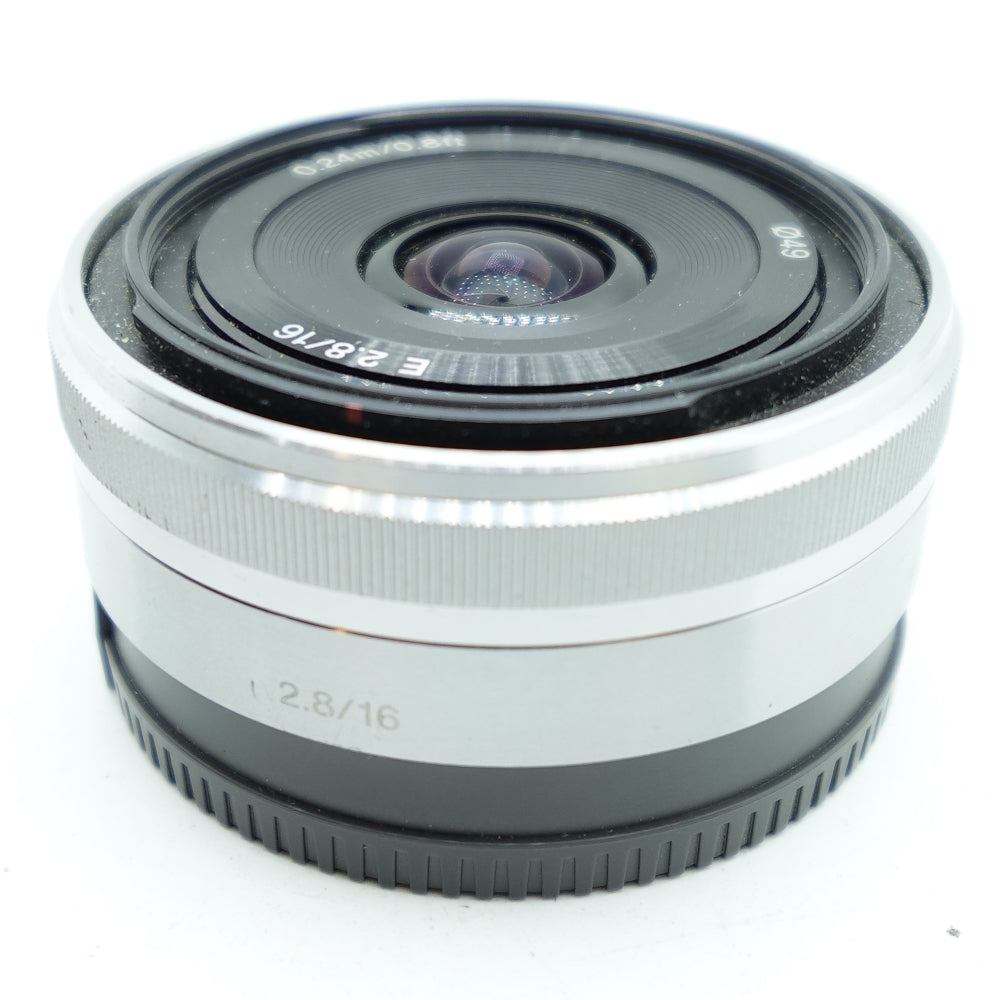 Used Sony E 16mm f/2.8 | Silver | U8
