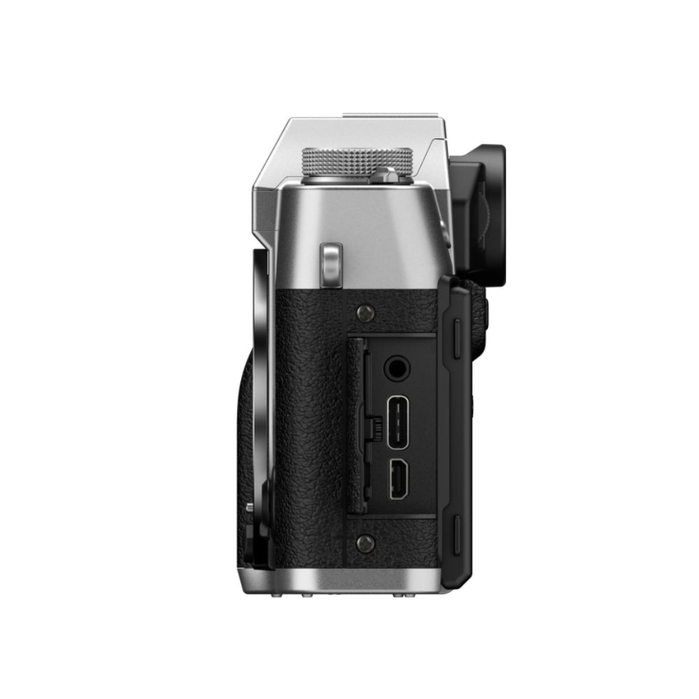 FUJIFILM X-T30 III Mirrorless Camera (Silver) Bundle with 64GB Memory Card + Battery Charger + Camera Bag + Battery Charger + Card Reader + Screen Protector + Cleaning Kit (9 Items)