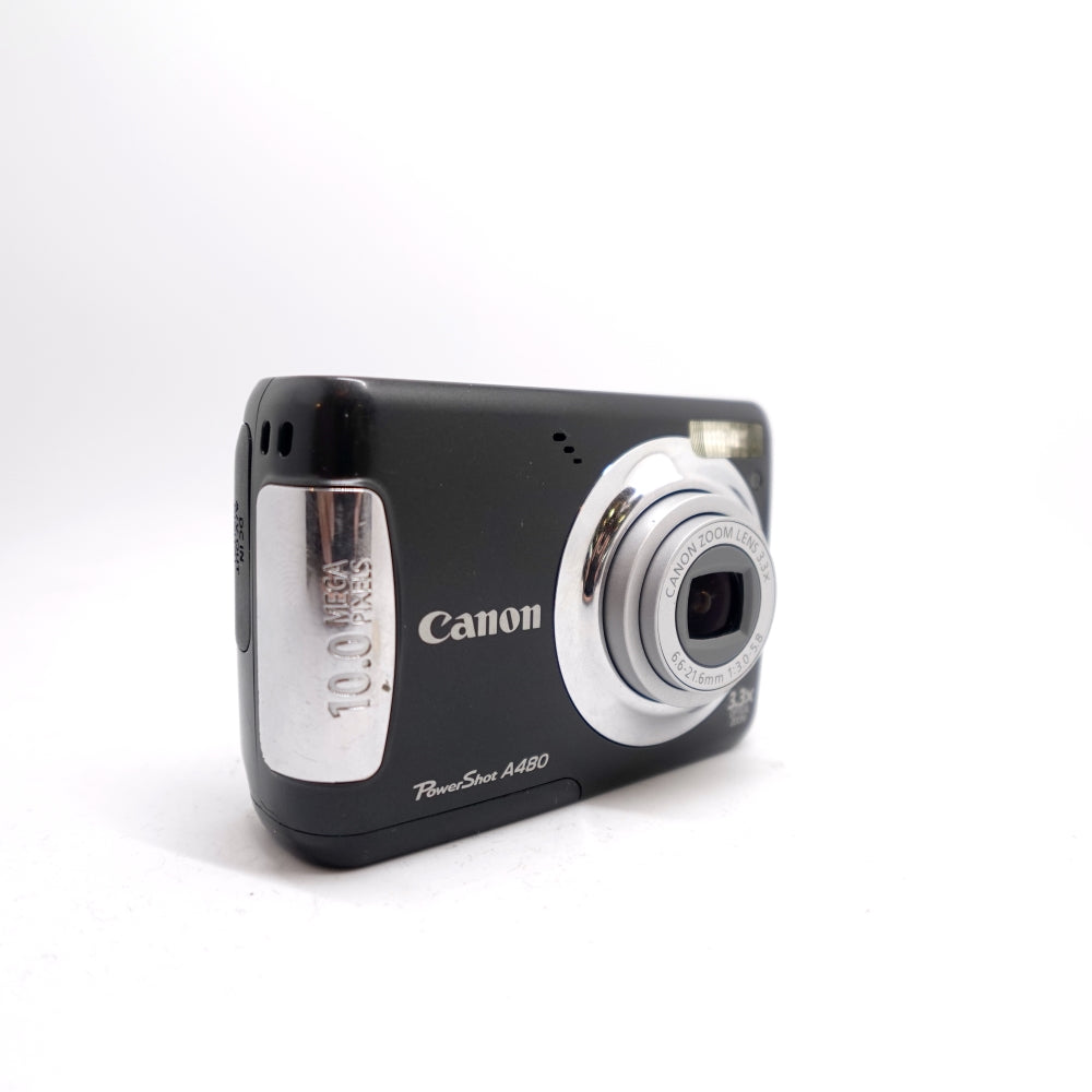 Used Canon Powershot A480 Digital Point and Shoot Camera | Black | U8+