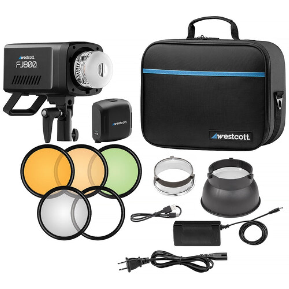 Westcott FJ800 Touchscreen Strobe with FJ Pro AC/DC Battery | 800Ws