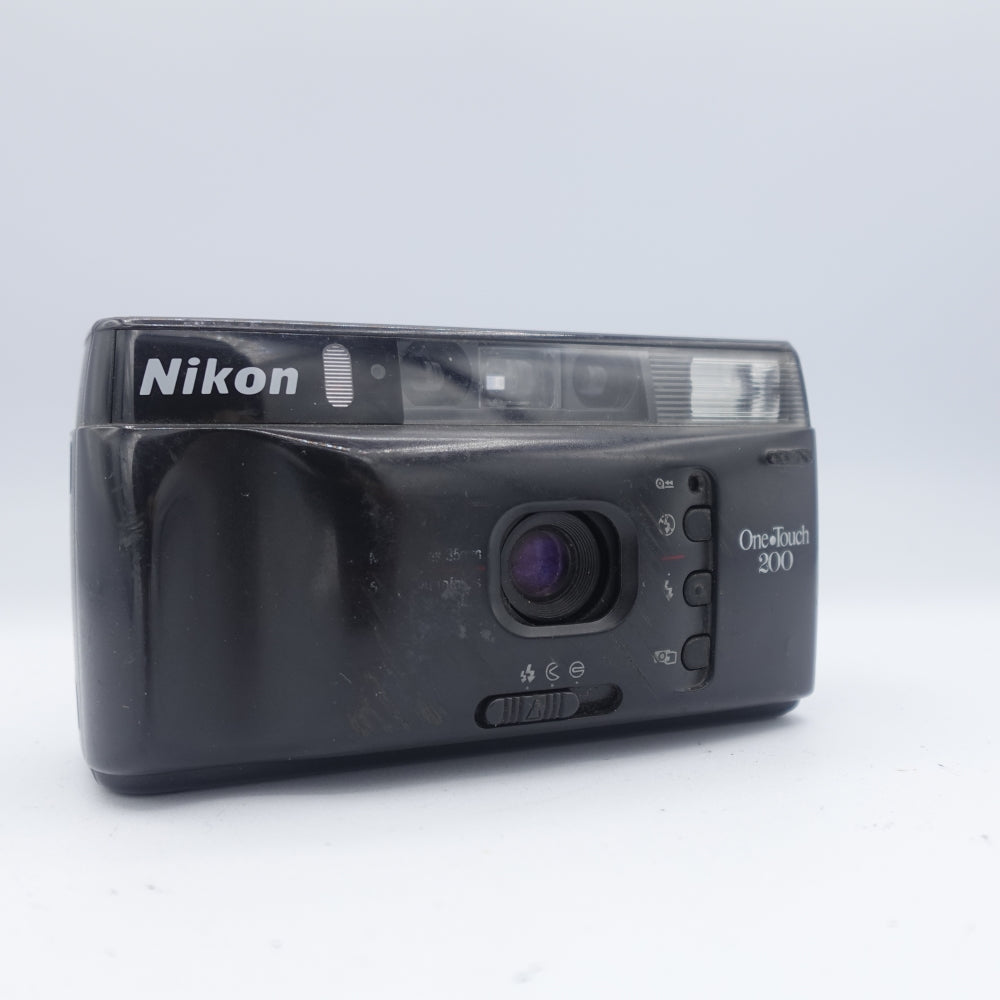 Used Nikon One Touch 200 35mm Point and Shoot Camera | Black | U9