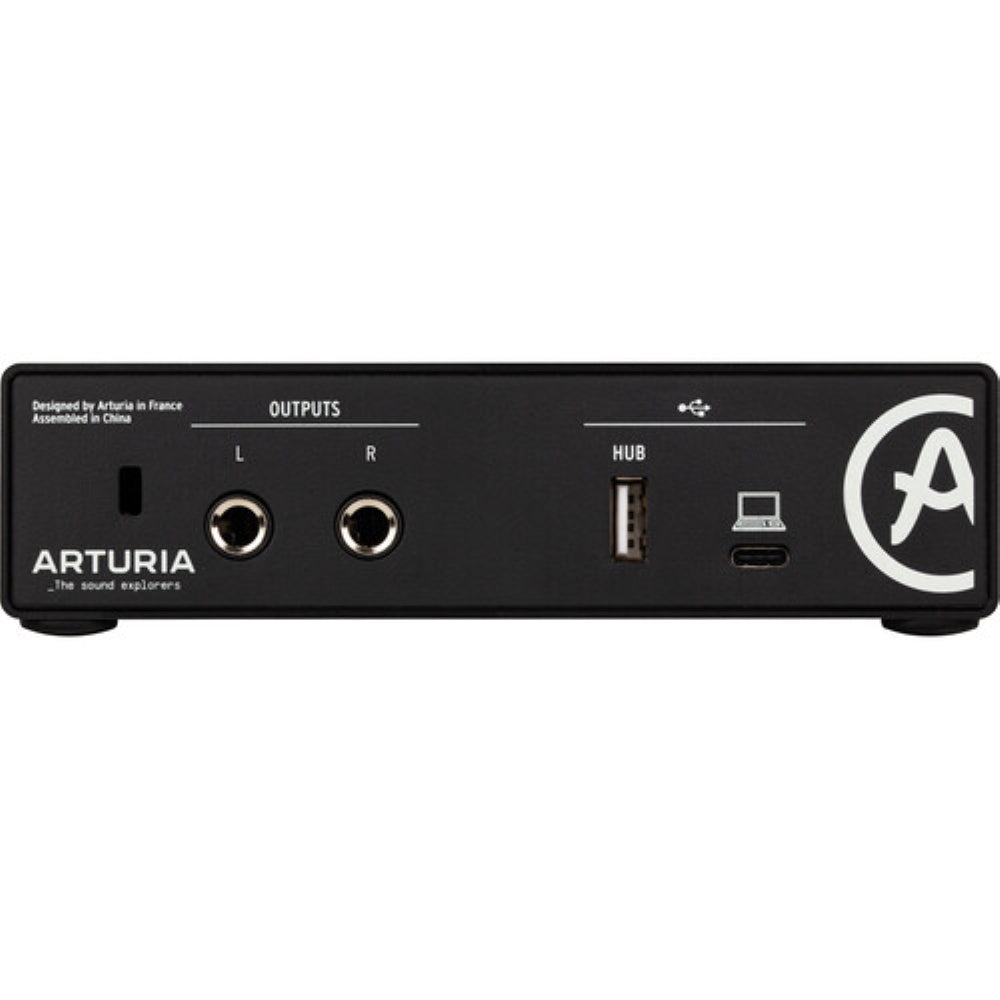 Arturia MiniFuse 1 Portable 1x2 USB Type-C Audio Interface | Black