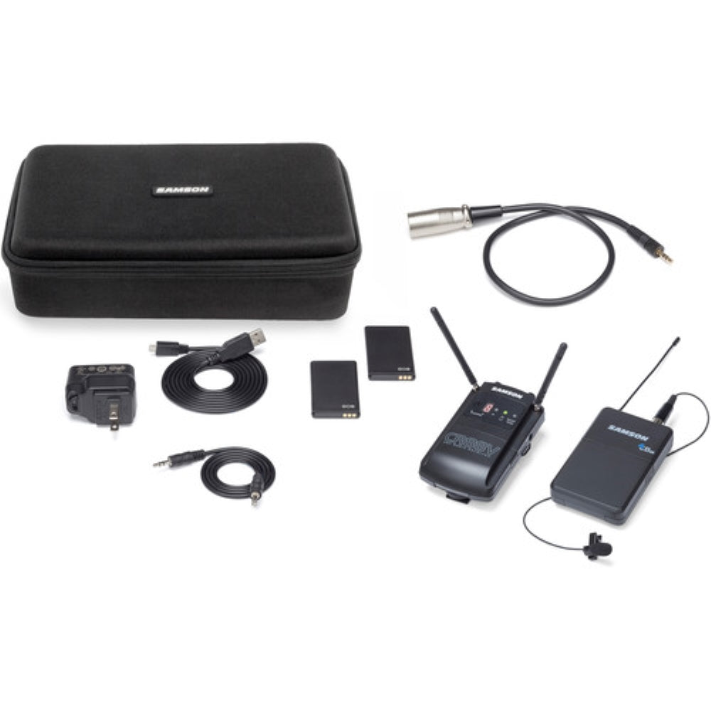 Samson Concert 88 Camera-Mount Wireless Omni Lavalier Microphone System | D: 542 to 566 MHz