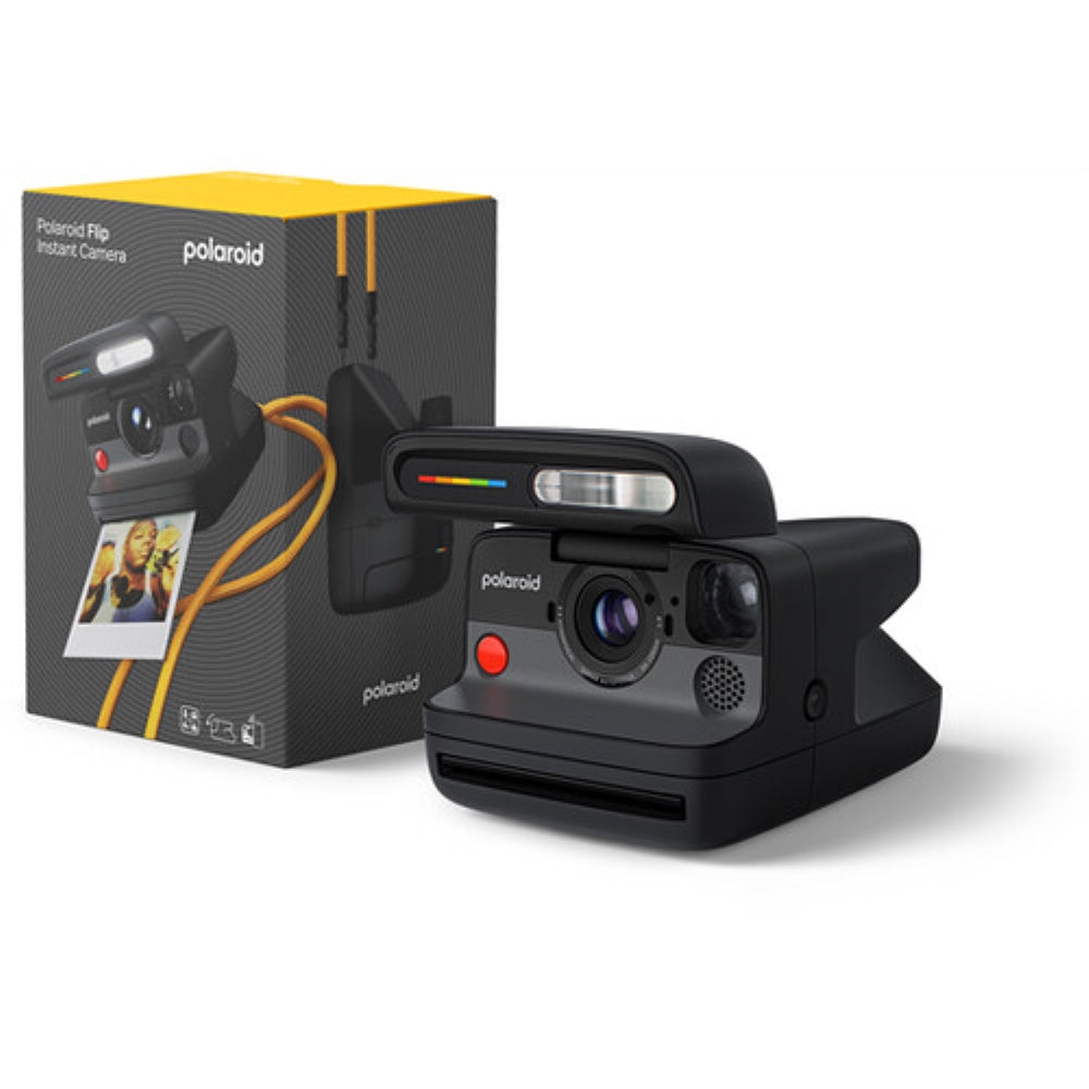 Polaroid Flip Instant Camera Color Starter Set | White, 8 Exposures