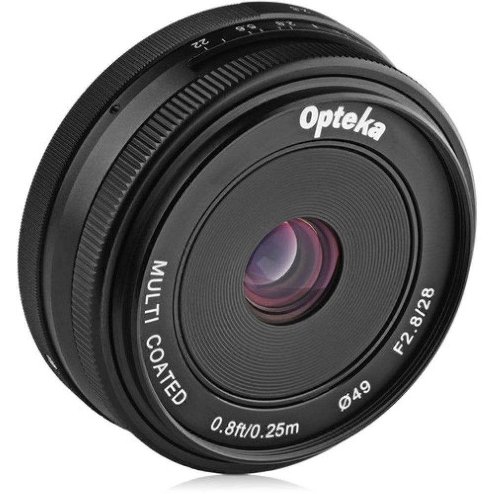 Opteka 28mm f/2.8 Lens for Micro Four Thirds