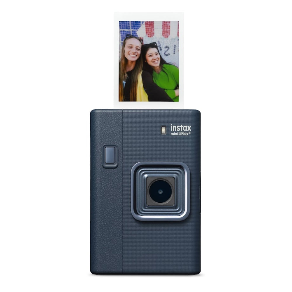 FUJIFILM INSTAX Mini LiPlay+ Hybrid Instant Camera | Midnight Blue