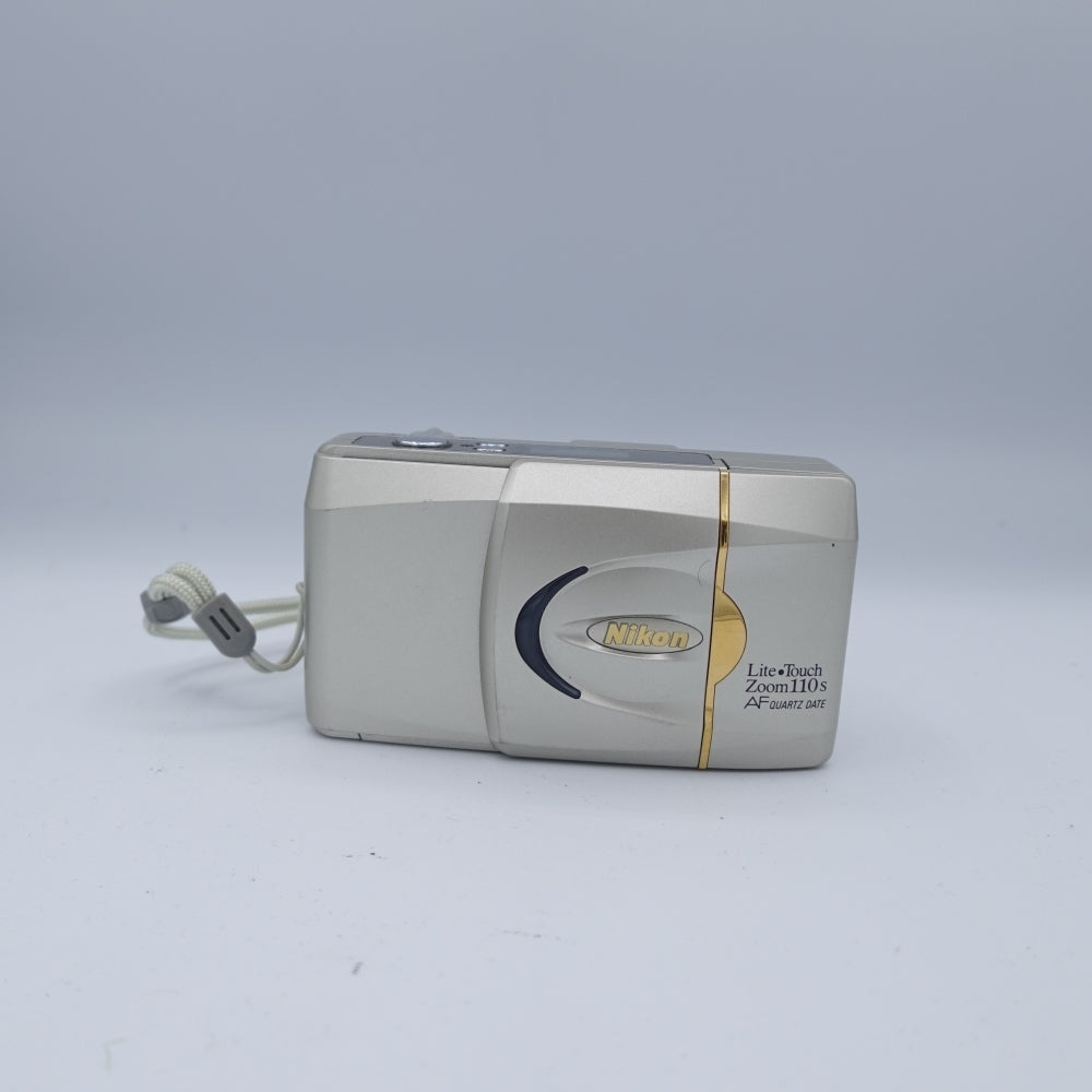 Used Nikon Lite Touch Zoom 110S AF QD 35mm Point and Shoot Camera | Silver | U9