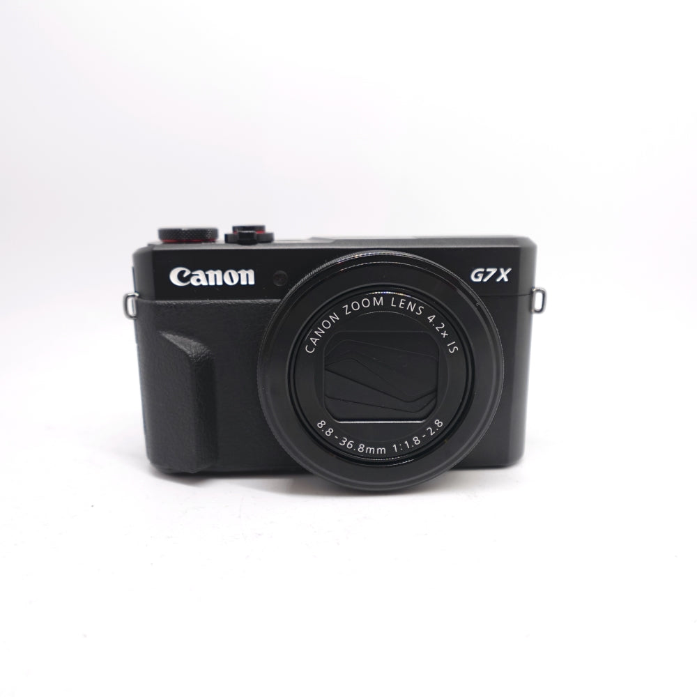 Used Canon PowerShot G7X Mark II Digital Point and Shoot Camera Black U9