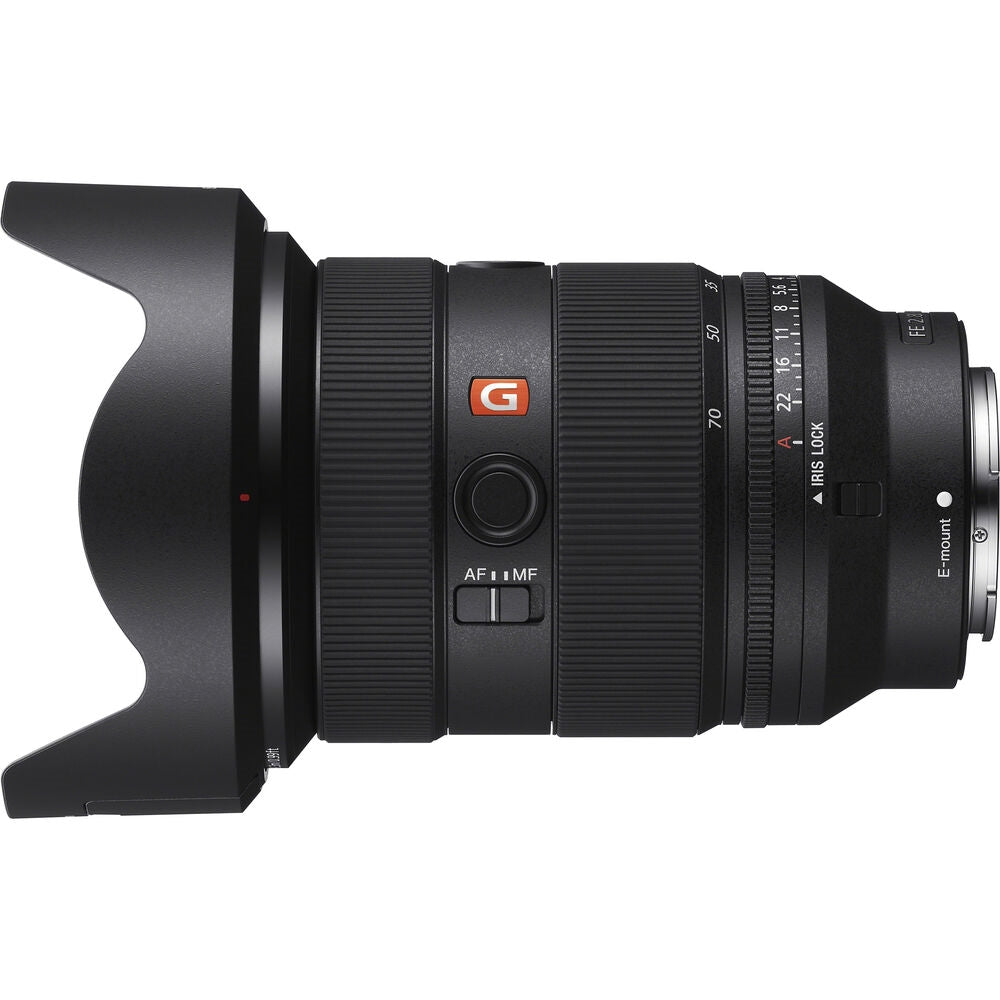 Sony FE 24-70mm f/2.8 GM II Autofocus Lens Bundled with 82mm UV Filter + Deluxe Cleaning Kit + Lens Pen + Cap Keeper + Microfiber Cleaning Cloth (6 Items)
