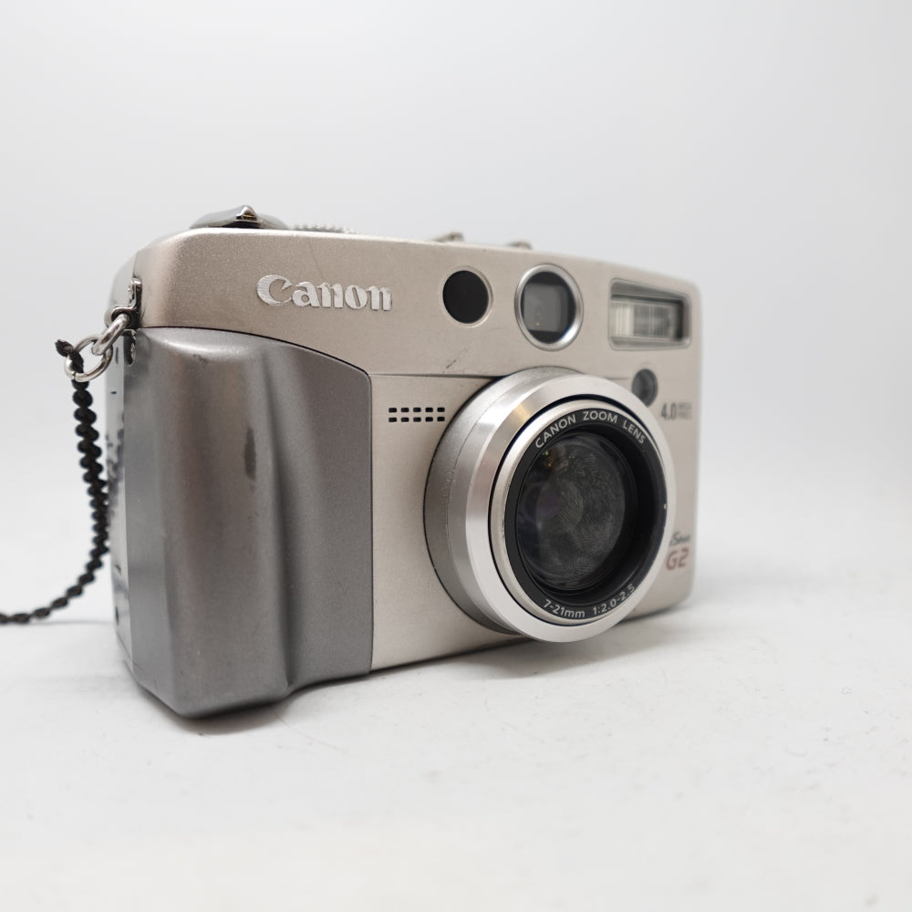Used Canon PowerShot G2 Digital Point and Shoot Camera | Silver | U7