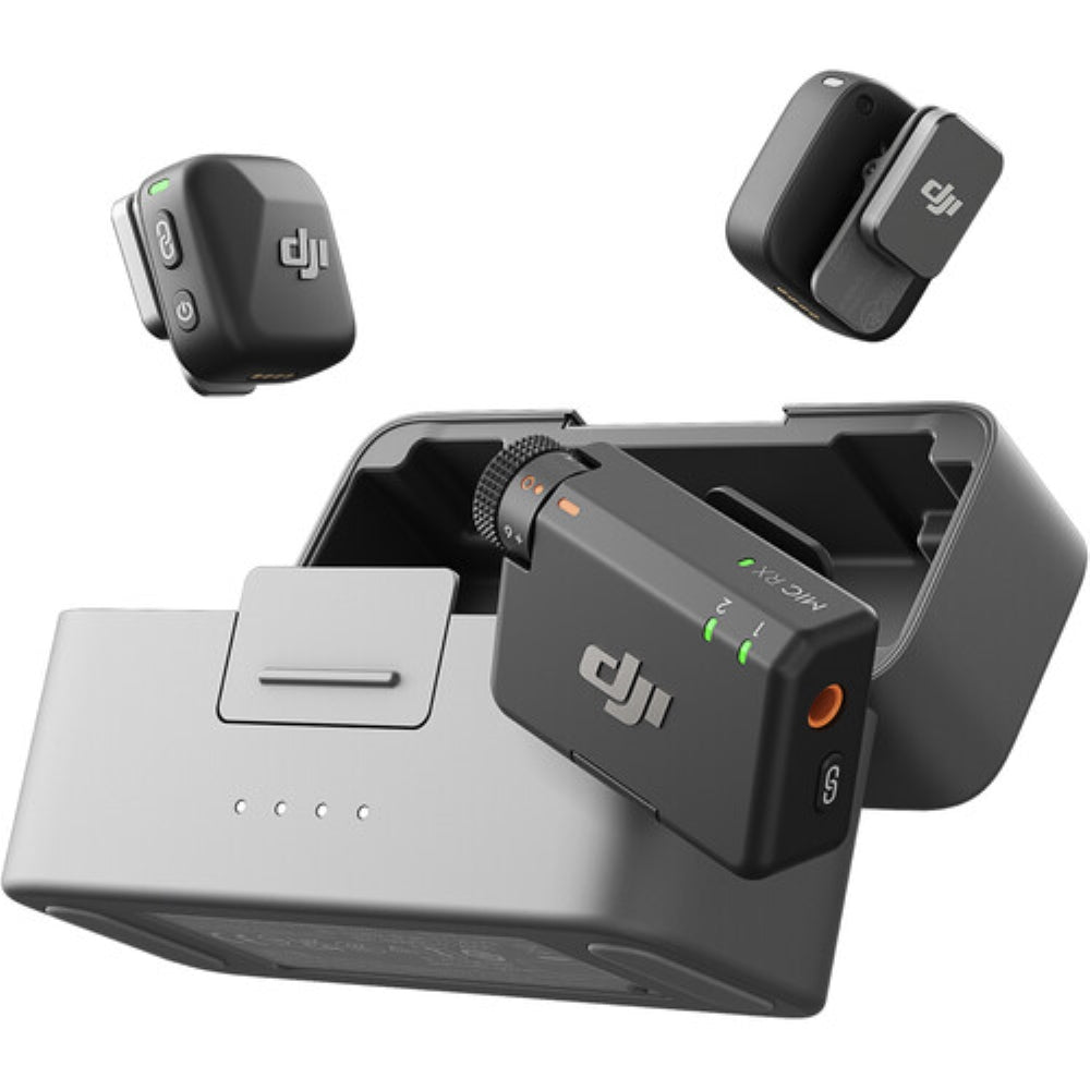DJI Mic Mini 2-Person Compact Wireless Microphone System for Camera & Smartphone | 2.4 GHz