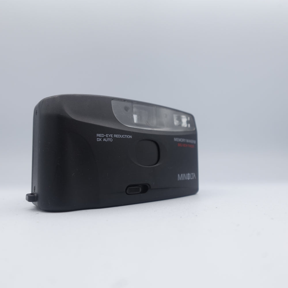 Used Minolta Memory Maker III 35mm Point and Shoot Camera | Black | U9