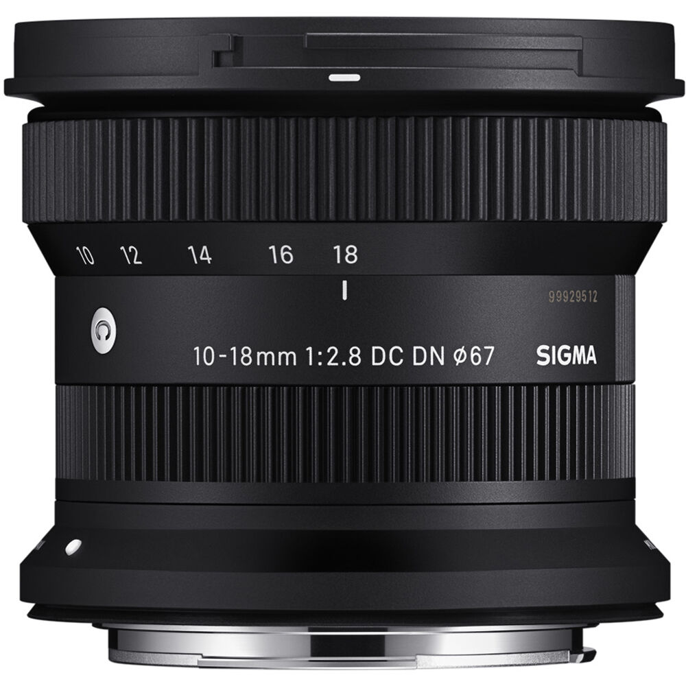 Sigma 10-18mm f.2.8 DC DN Contemporary Compatible with Canon RF Mount (APS-C) Bundle with 67mm Filter + Lens Cap Keeper + Deluxe Cleaning Kit + Cleaning Cloth (5 Items)
