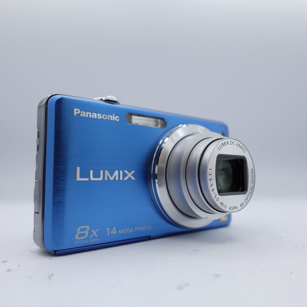 Used Panasonic Lumix DMC-FH20 Digital Point and Shoot Camera | Blue | U8+