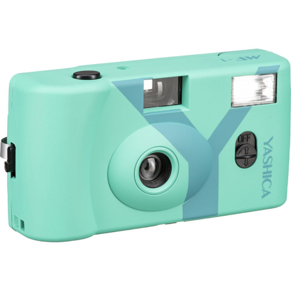 Yashica MF-1 Snapshot 35mm Film Camera | Turquoise