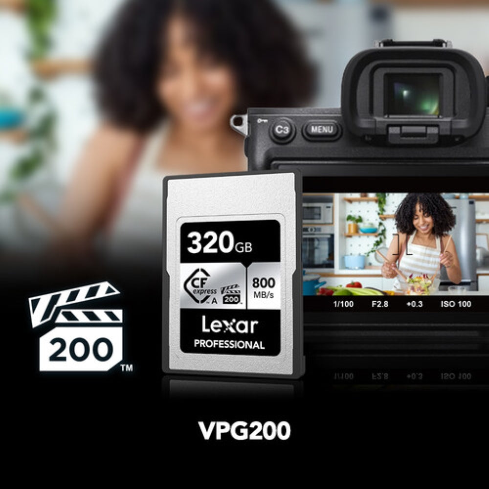 Lexar 320GB Professional CFexpress Type A Card SILVER Series