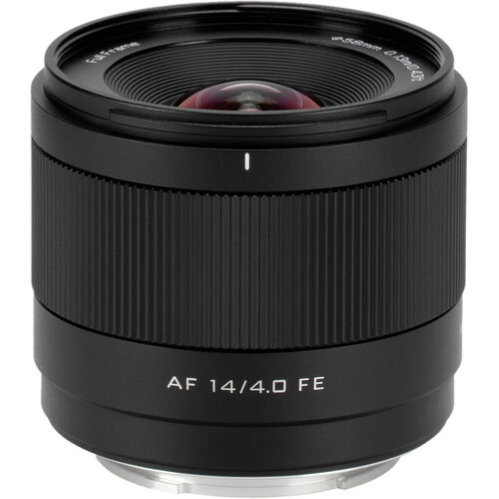 Viltrox AF 14mm f/4 Air FE Lens Compatible with Sony E Mount Bundle with UV Filter + Lens Cap Keeper + Cleaning Kit + Cleaning Cloth (5 Items)