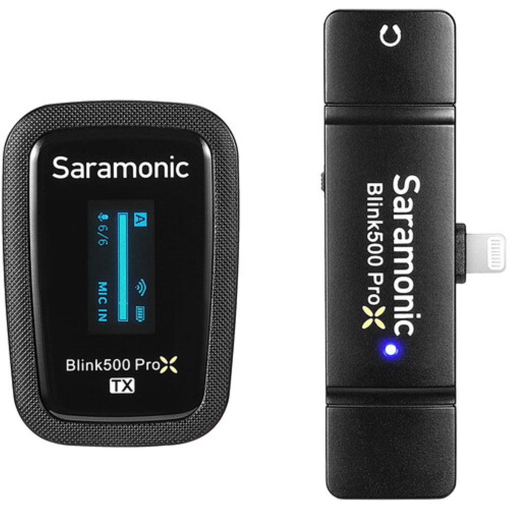 Saramonic Blink 500 ProX B3 Digital Camera-Mount Wireless Omni Lavalier Microphone System for Lightning Devices | 2.4 GHz