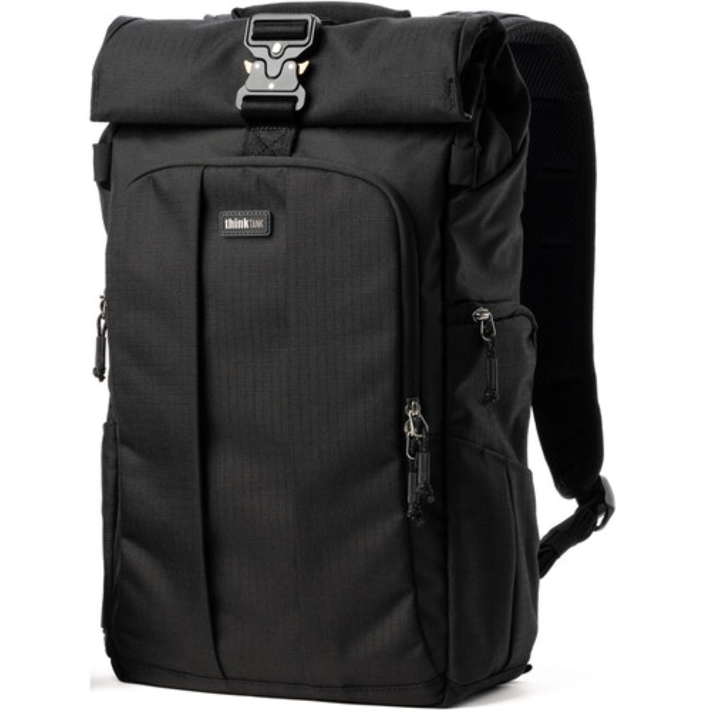 Think Tank Photo FocusPoint Rolltop Camera Backpack | Asphalt Black, 22 L