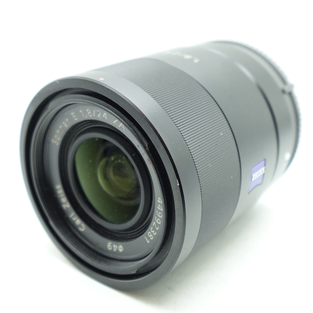 Used Sony Zeiss Sonnar T* E 24mm f/1.8 | Black | U8