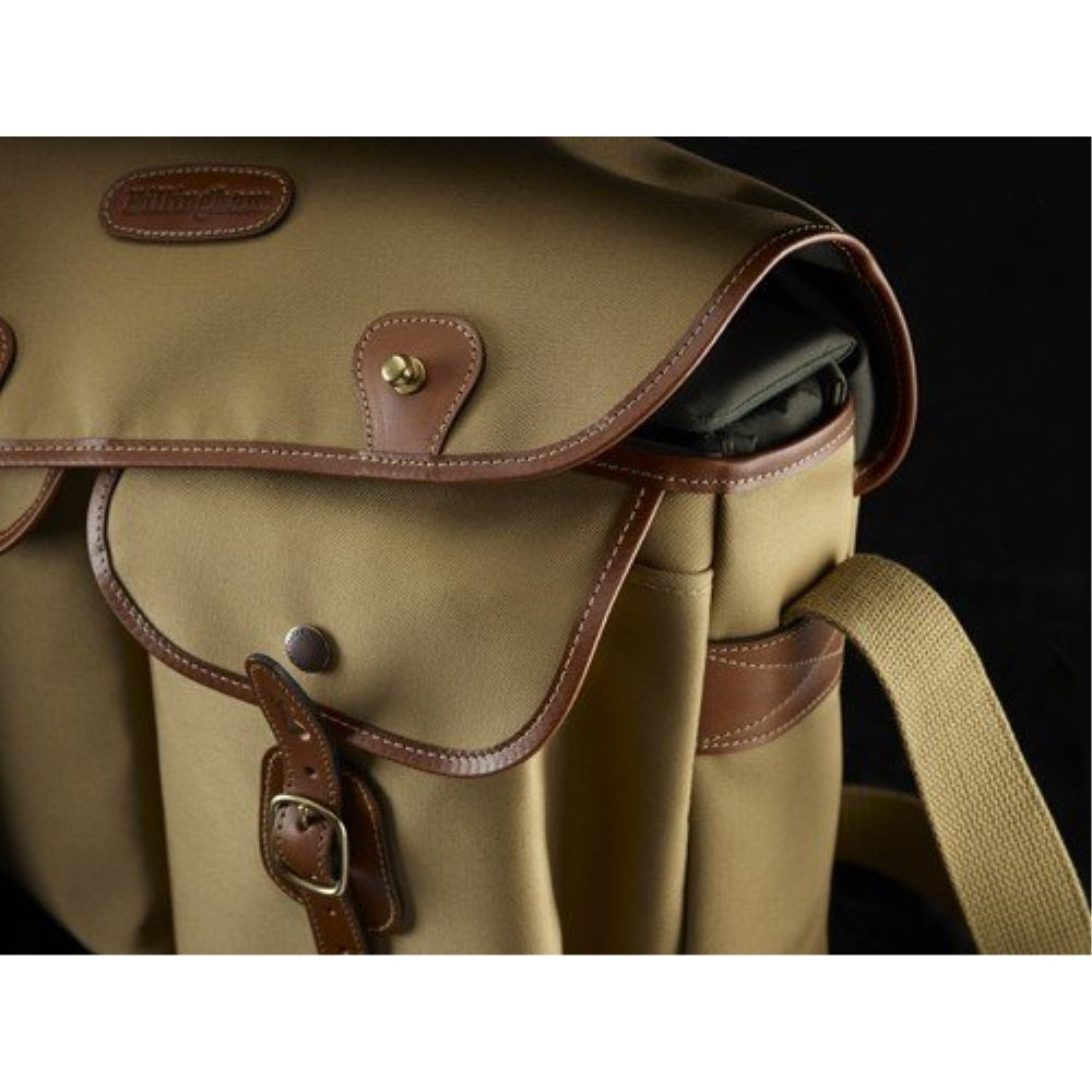 Billingham Hadley Pro Shoulder Bag | Khaki with Tan Leather Trim