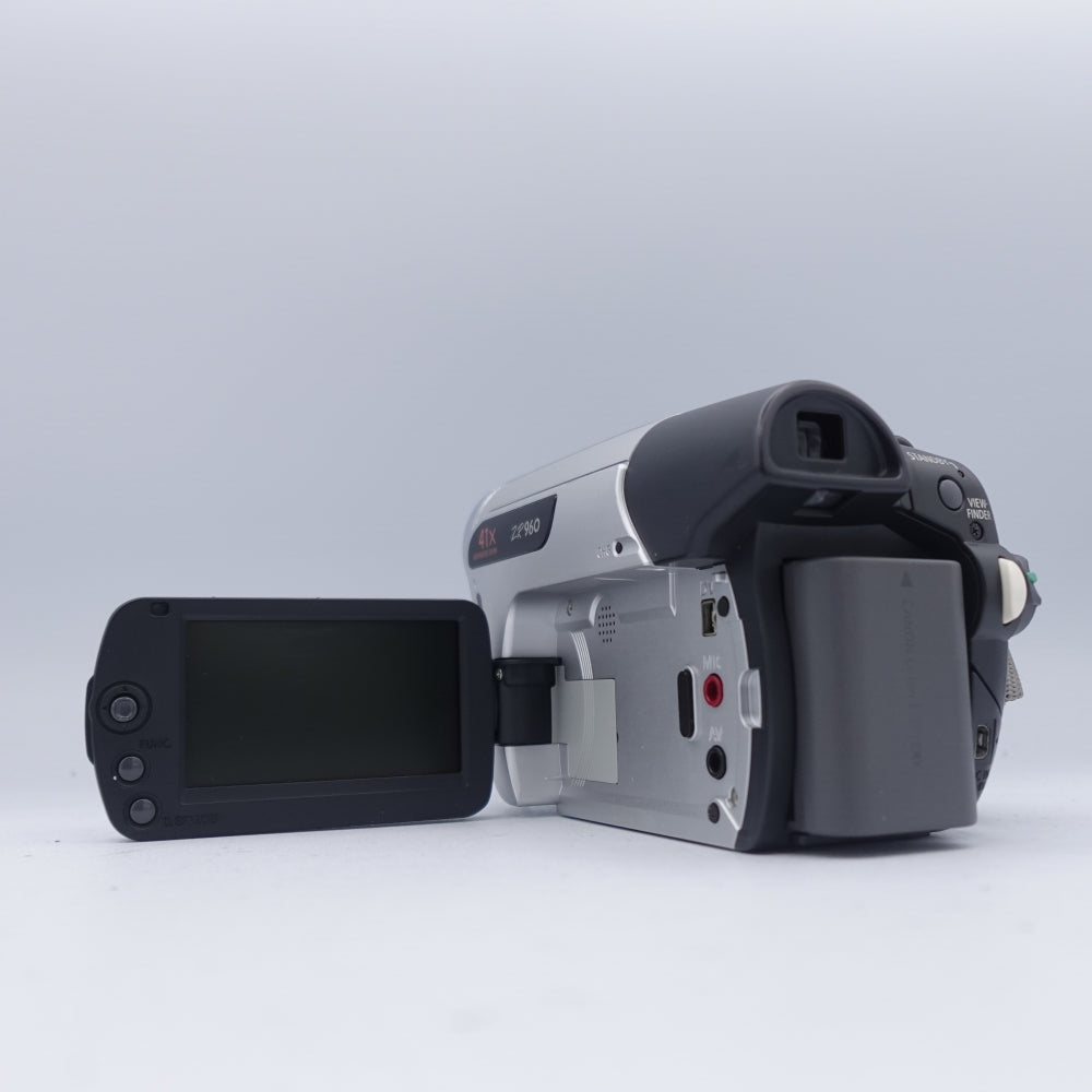 Used Canon ZR960 MiniDV Camcorder | Silver | U8+