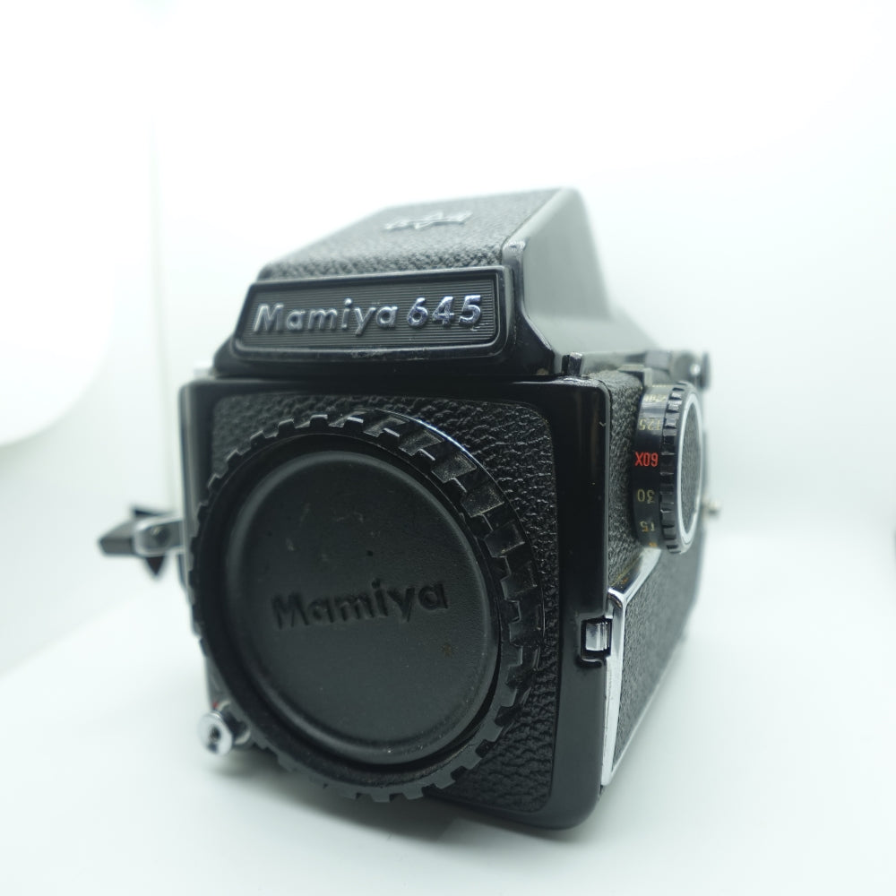 Used Mamiya 645 Medium Format Camera Body w/ AE Prism Viewfinder | Black | U9