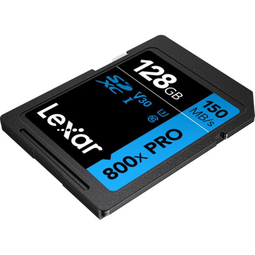 Lexar 128GB High-Performance 800x PRO UHS-I SDXC Memory Card | BLUE Series