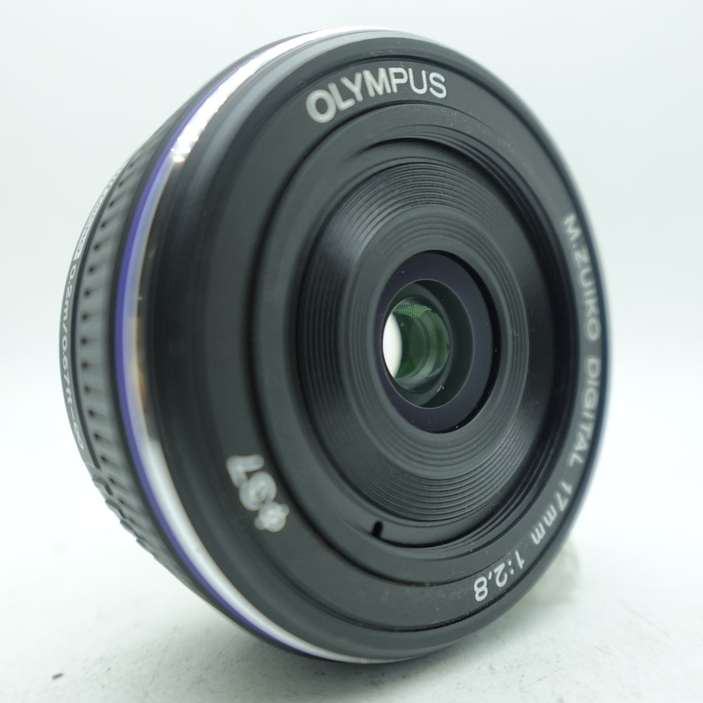 Used Olympus M Zuiko Digital 17mm f/2.8 Lens | Black | U9