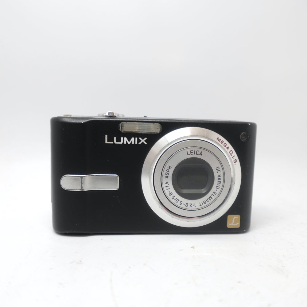 Used Panasonic Lumix DMC-FX12 Digital Point and Shoot Camera | Black | U8