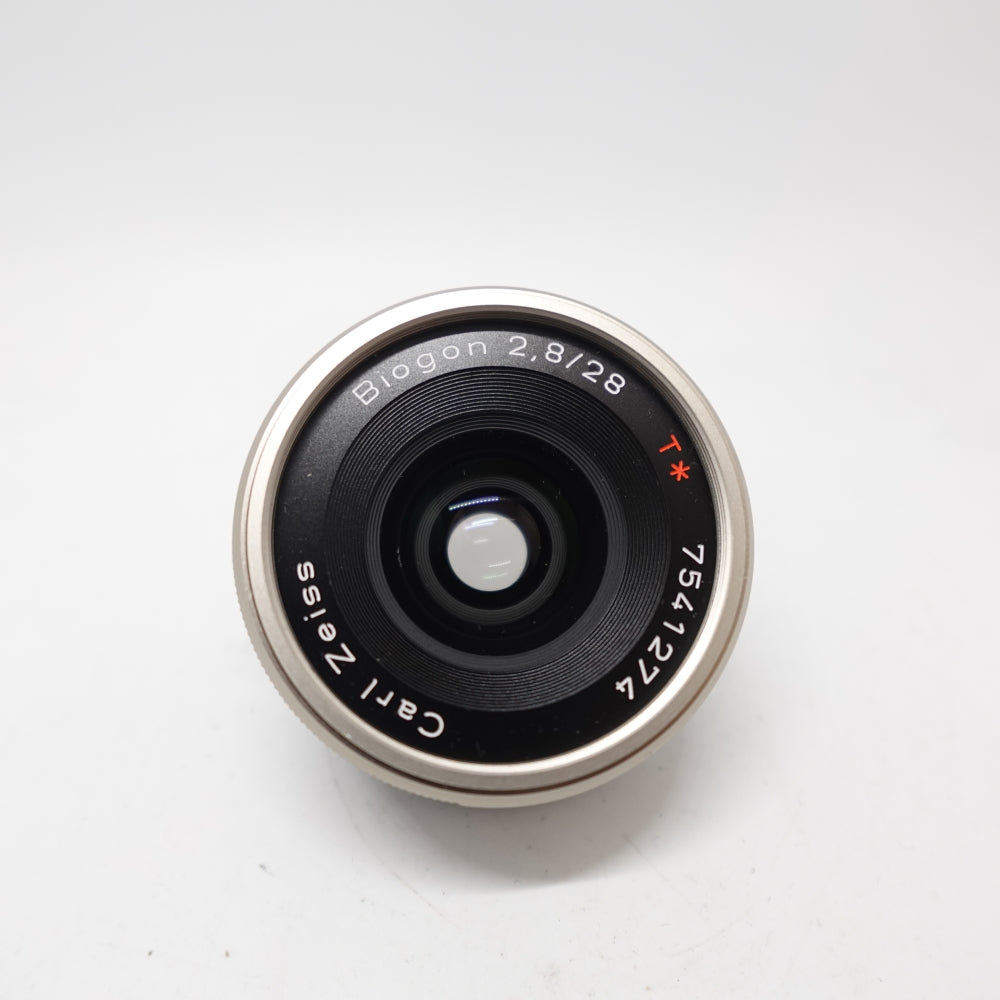 Used Contax Zeiss Biogon 28mm f/2.8 T* G-Mount Rangefinder Lens | Chrome | U9