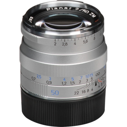 ZEISS Planar T* 50mm f/2 ZM Lens | Silver
