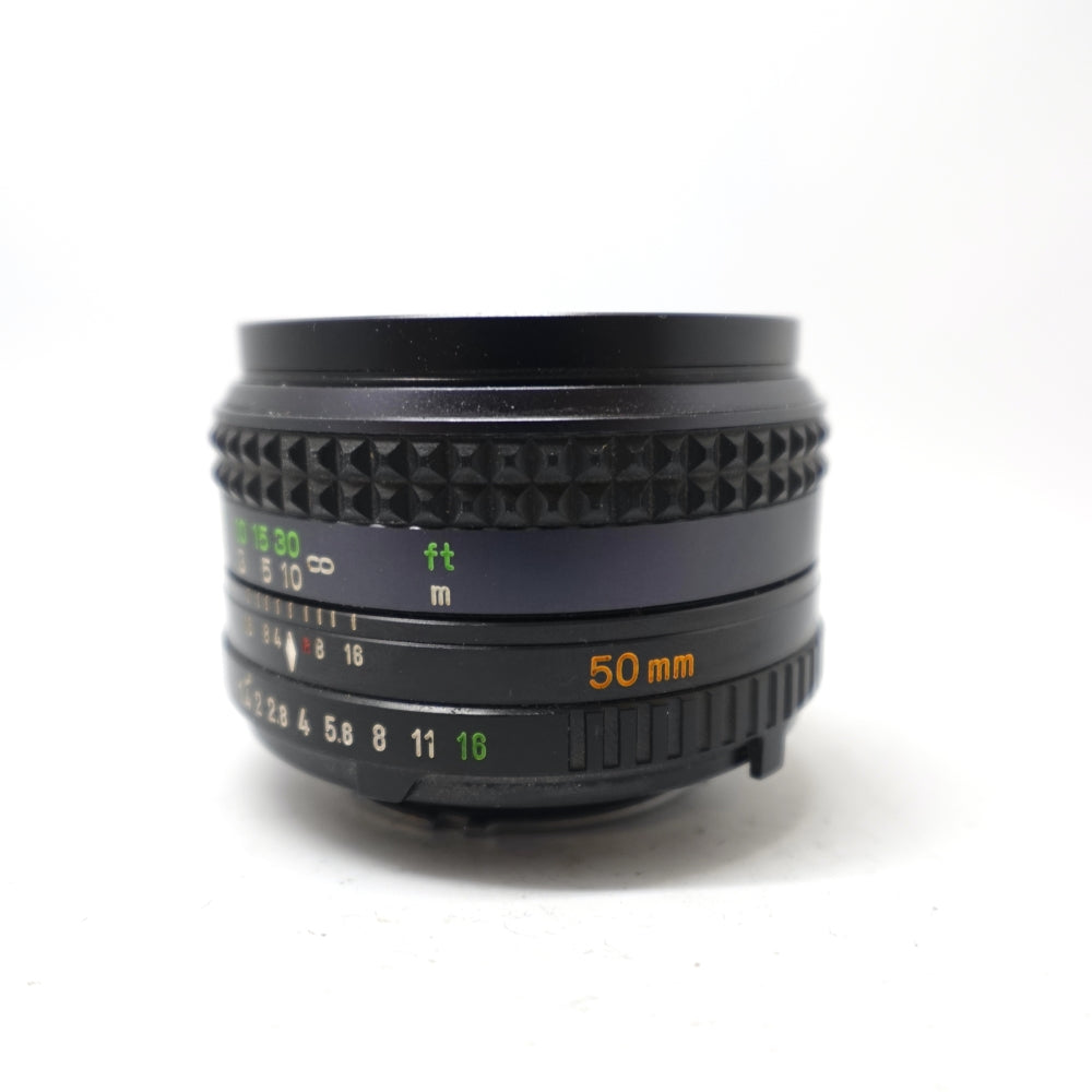 Used Minolta Rokkor-X 50mm f/1.4 MD SLR Lens | Black | U8+