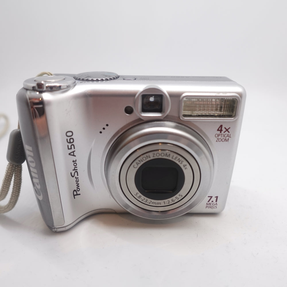 Used Canon PowerShot A560 Digital Point and Shoot Camera | Silver | U7