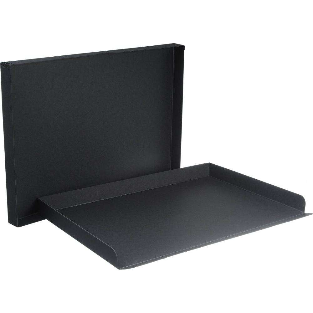 Archival Methods Drop-Front Archival Storage Box | 8.75 x 11.25 x 1.5", Black