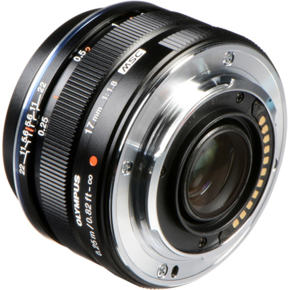 Olympus M Zuiko Digital 17mm f/1.8 Lens | Black
