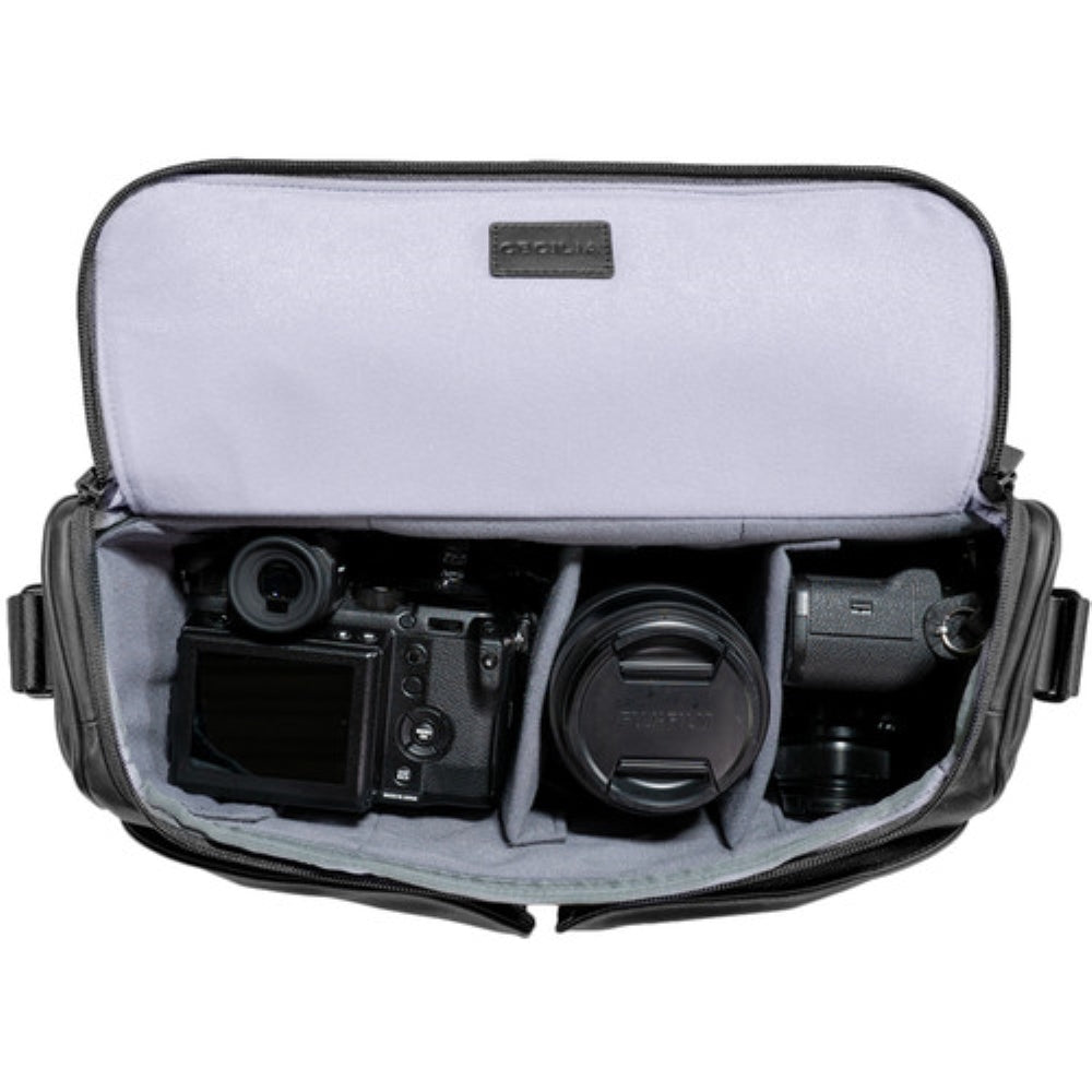 Cecilia Gallery Lambert 12L Camera Bag | Black, Leather