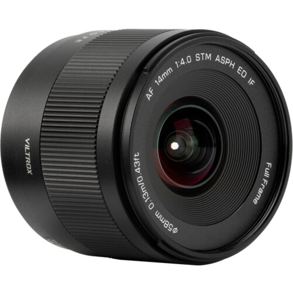 Viltrox AF 14mm f/4 Air FE Lens Compatible with Sony E Mount Bundle with UV Filter + Lens Cap Keeper + Cleaning Kit + Cleaning Cloth (5 Items)