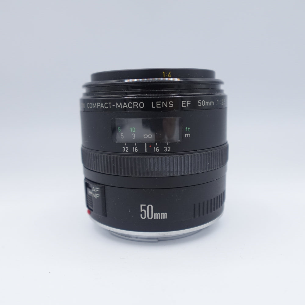Used Canon EF 50mm f/2.5 Compact-Macro Lens | Black | U9+