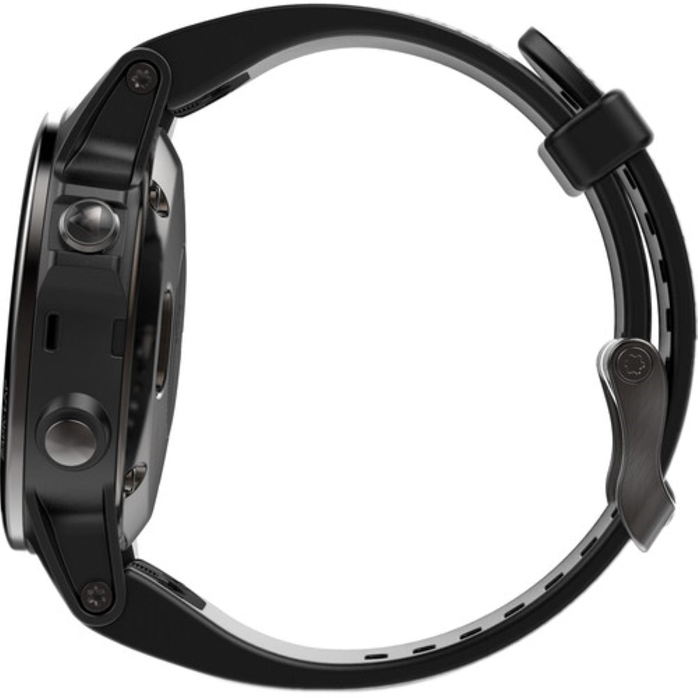 Garmin fenix 5S Sapphire Edition Multi-Sport Training GPS Watch | Black, Black Band