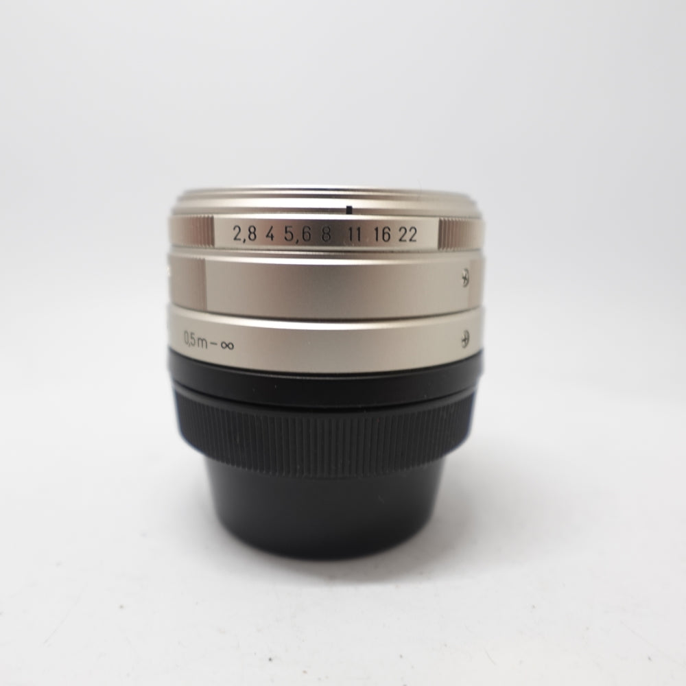 Used Contax Zeiss Biogon 28mm f/2.8 T* G-Mount Rangefinder Lens | Chrome | U9+