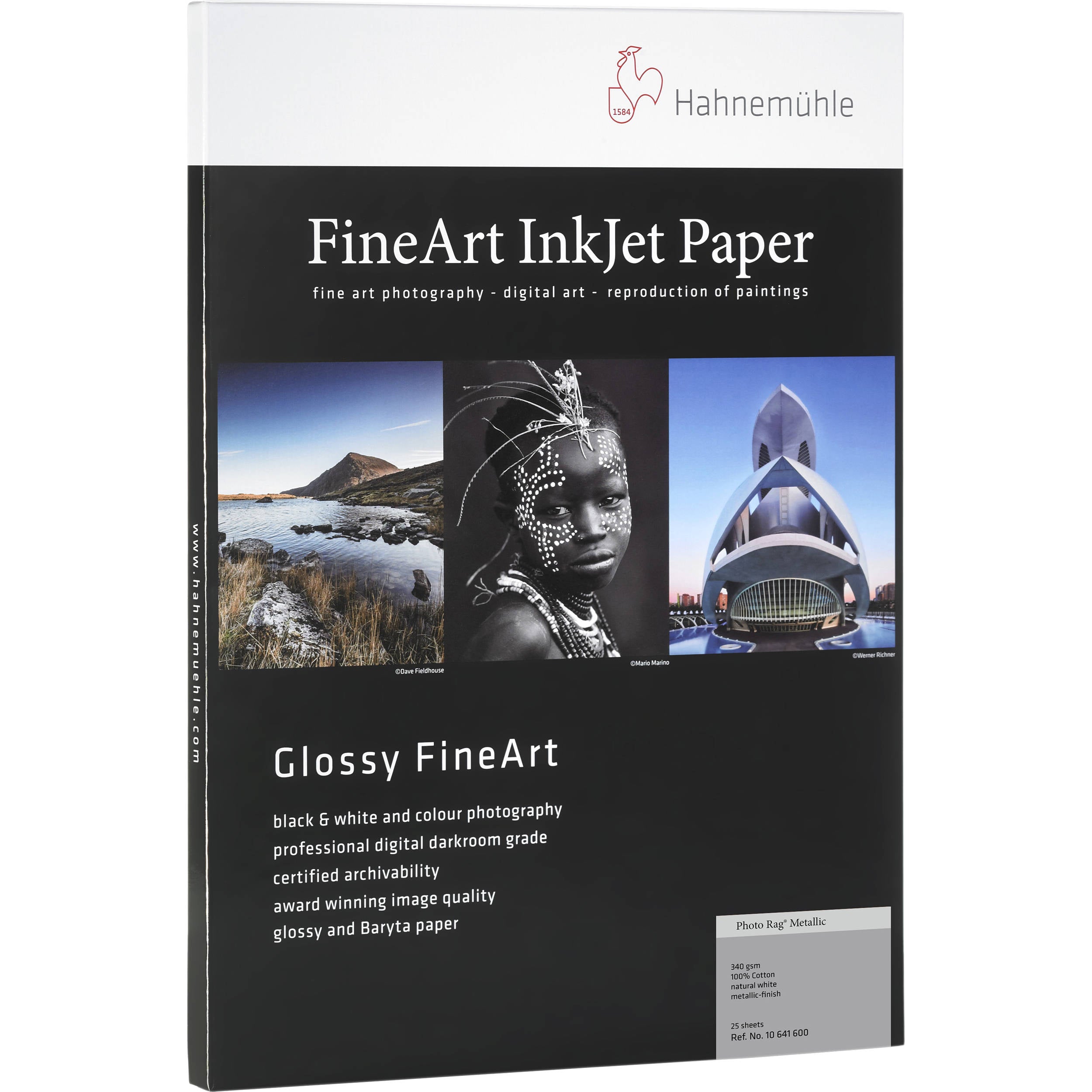 Hahnemuhle Photo Rag Metallic 340gsm | 13" x 19", 25 Sheets