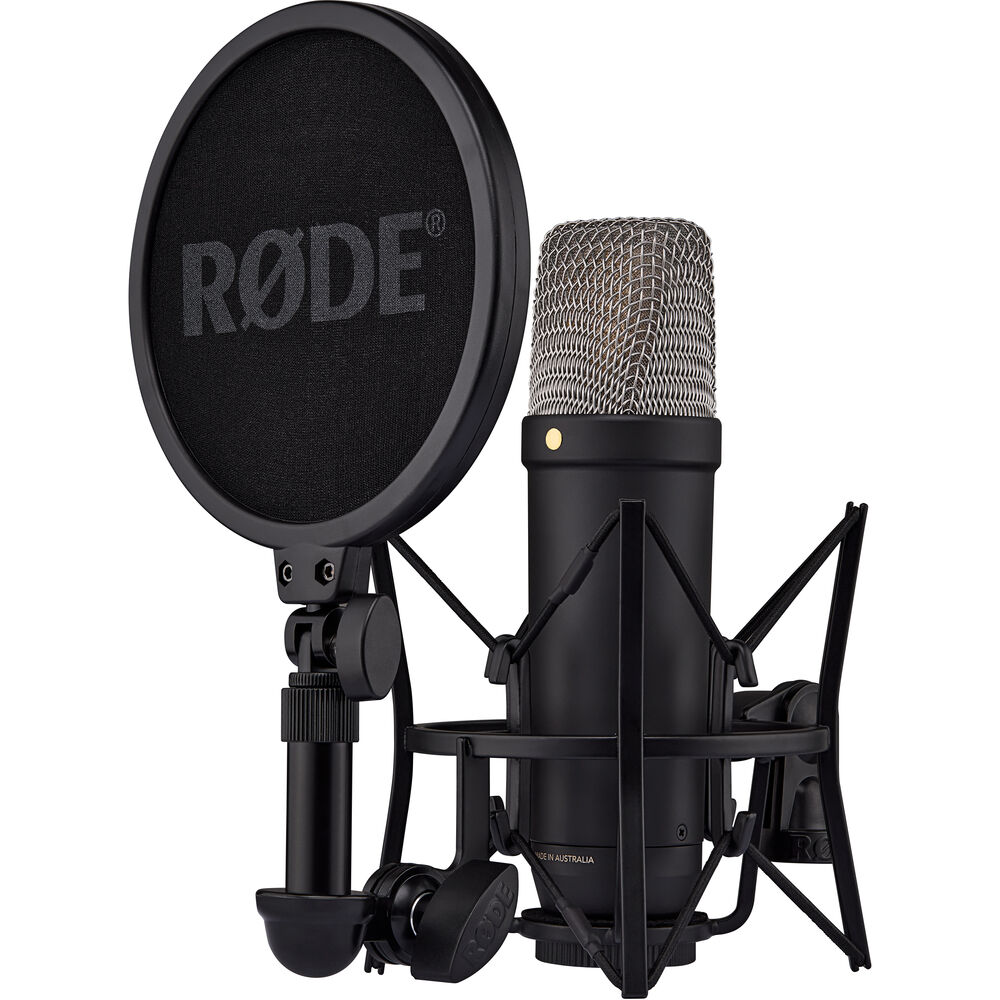 RODE NT1 5th Generation Large-Diaphragm Cardioid Condenser XLR/USB Microphone | Black