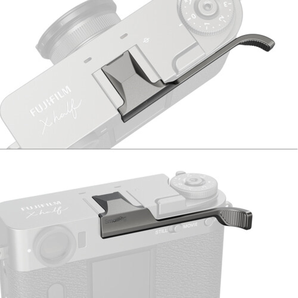 SmallRig Thumb Grip for FUJIFILM X half | Charcoal Silver